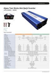 Alpex 3000 Watt 24 Volt Ups (Şebeke Şarjlı) Tam Sinüs İnverter