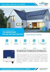 TommaTech Trio Hybrid K 6.0kW Üç Faz İnverter