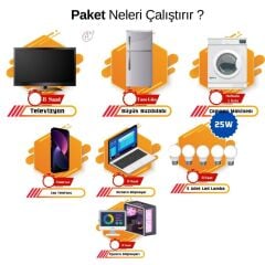 Güneş Enerjisi Solar Paketi 5kva İnverter 550 watt Güneş Paneli 200 Amper Jel Akü