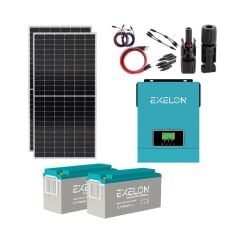 Güneş Enerjisi Solar Paketi 3kVA İnverter 450W Güneş Paneli 150Ah Jel Akü