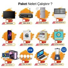 Güneş Enerjisi Solar Paketi VMIII 5Kva Mppt İnverter 550 watt Güneş Paneli 200 Amper Jel Akü