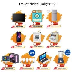 Güneş Enerjisi Solar Paketi 5kva İnverter 550 watt Güneş Paneli 48V 50 Amper Lityum Akü