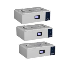 Güneş Enerjisi Solar Paketi 11kva İnverter 550 watt Güneş Paneli 48V 100 Amper Lityum Akü