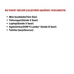 Güneş Enerjisi Solar Paketi 1kva İnverter 210 watt Güneş Paneli 100 Amper Jel Akü