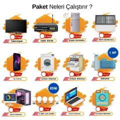 Güneş Enerjisi Solar Paketi VMIII 5Kva Mppt İnverter 550 watt Güneş Paneli 48V 50 Amper Lityum Akü