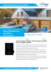 TommaTech Trio 22kW Üç Faz/400V AC Elektrikli Araç Şarj Cihazı