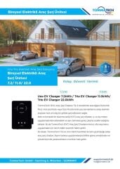 TommaTech Trio 22kW Üç Faz/400V AC Elektrikli Araç Şarj Cihazı