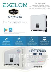 Teknovasyon Arge Exelon 30 KW 3 faz On Grid / Off Grid Hibrit inverter