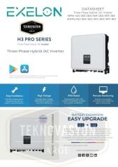 Teknovasyon Arge Exelon 30 KW 3 faz On Grid / Off Grid Hibrit inverter