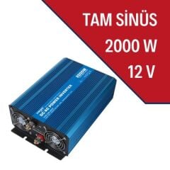 Carspa Lexron 12 Volt 220 Volt Çevirici 2000 Watt Tam Sinüs İnvertör