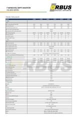 Orbus 5kva Mono Faze F Serisi Çift Mppt On Grid Invertör