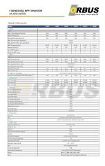 Orbus 5kva Mono Phase F Series Double Mppt On Grid Inverter On Grid Inverter
