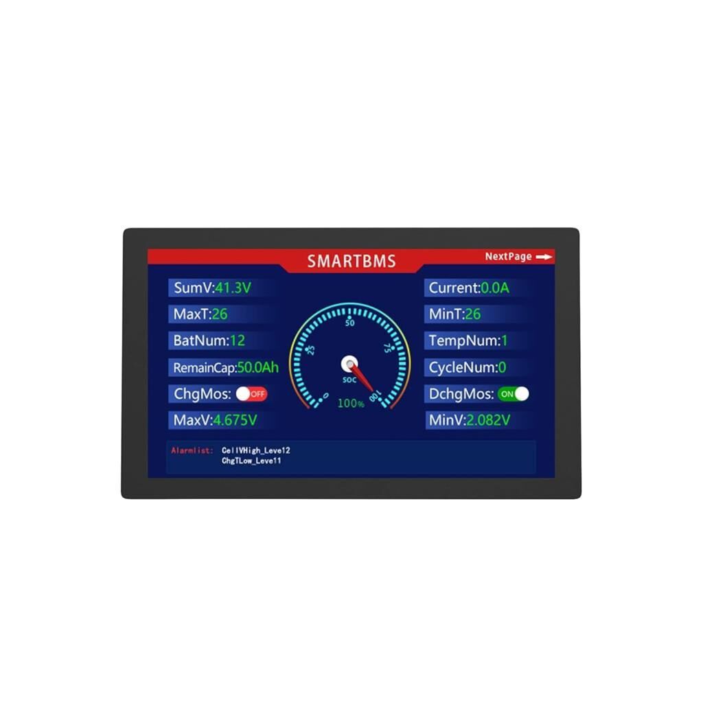 100 Balance BMS (Daly) 4.3'' Dokunmatik LCD Ekran