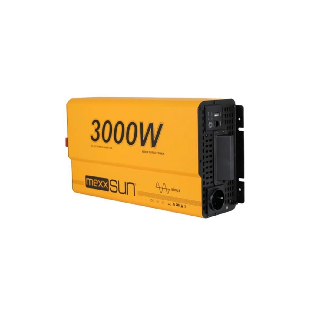 Mexxsun 24V VOLT-3000W Watt Tam Sınüs Inverter (220V Çevirici)