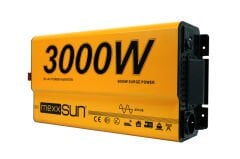 Mexxsun 24V VOLT-3000W Watt Tam Sınüs Inverter (220V Çevirici)