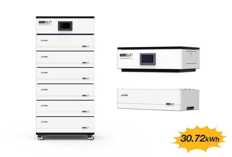 MEXXSUN Yüksek Voltaj Lityum Akü 30.72 kWh