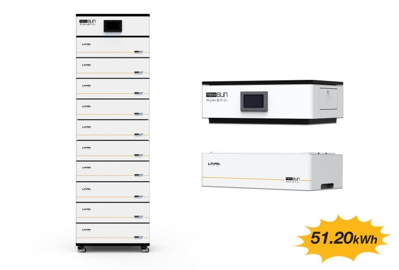 MEXXSUN Yüksek Voltaj Lityum Akü 51.20 kWh