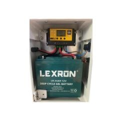 Taşınabilir Güneş Enerjili Güç Kaynağı 50w Güneş Paneli  24ah Akü Pano Paket