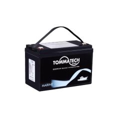 TommaTech 12.8V 100Ah Marin Lityum Batarya Bluetooth Destekli