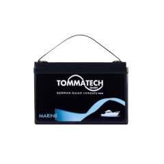 TommaTech 12.8V 100Ah Marin Lityum Batarya Bluetooth Destekli