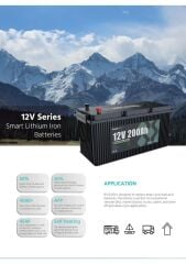 Pylontech 12 Volt 200 Amper Lityum Akü 4000 Cycle Bluetooth Haberleşmeli LiFePo4