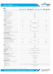 TommaTech Uno Hybrid 5.0kW Tek Faz İnverter