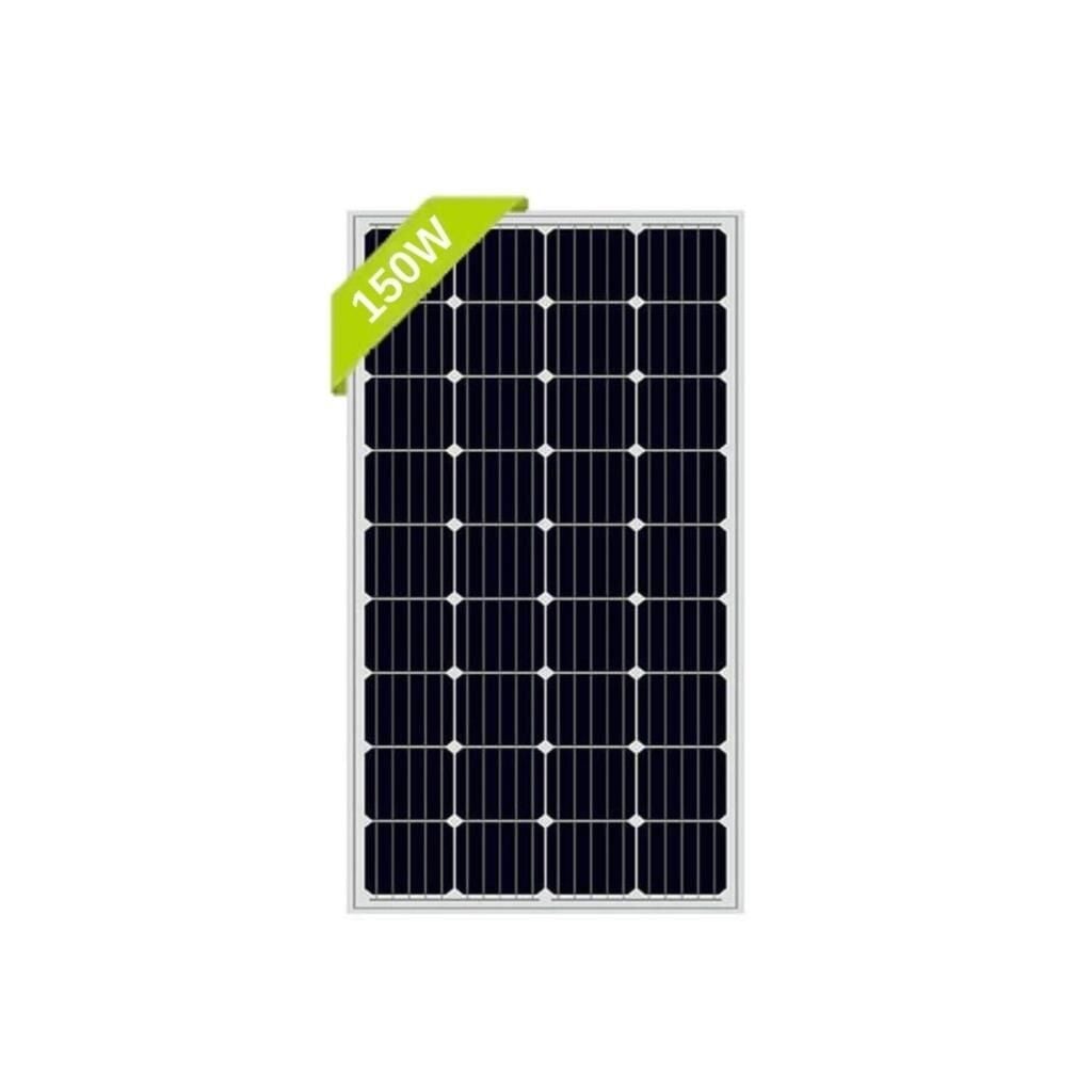 Haz 150 Watt Monokristal Güneş Paneli – Yeni Nesil PERC Teknolojisi 12V ve 24V Sistemlerle Uyumlu