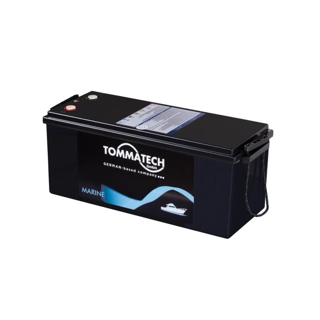 TommaTech Marine ABS Kasa 12.8V 200Ah LFP Lityum Batarya