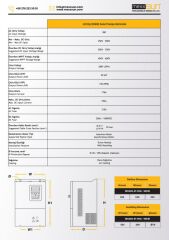 Mexxsun Solar Pompa Sürücüsü 120hp 90 Kw  Trifaze