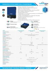 TommaTech MPlus 11K 48V MPPT 1Faz Akıllı İnverter Çevirici İnvertör