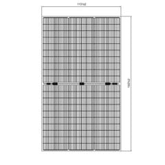 450W Esnek Güneş Paneli Marin Tipi Solar Panel HT72-166M (L)