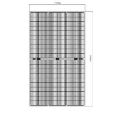 450W Esnek Güneş Paneli Marin Tipi Solar Panel HT72-166M (L)