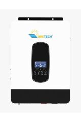 URETECH 3KVA 3KW 3000 W Watt Tam Sinüs Akıllı  MPPT  80A H.V. (55-450V) İnverter 24VDC-220VAC İnvertör