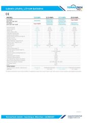 TommaTech Hightech Power GeneralPack 5.8kWh Lityum Batarya BTRY-TT-03-HP-5.8-GP