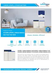 TommaTech Hightech Power BoosterPack 5.8kWh Lityum Batarya BTRY-TT-HP-04-5.8-BP