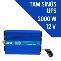 CARSPA 2000 Watt 12 Volt Tam Sinüs Ups İnverter