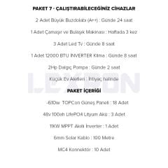 KLİMALI BÜYÜK EV PAKETİ (PAKET 7)