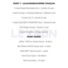 KLİMALI BÜYÜK EV PAKETİ (PAKET 7)