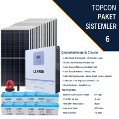 MONOKRİSTALLİ BÜYÜK EV PAKETİ (PAKET 6)