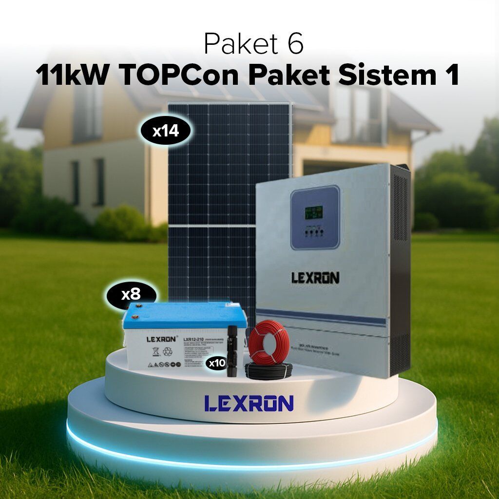 MONOKRİSTALLİ BÜYÜK EV PAKETİ (PAKET 6)