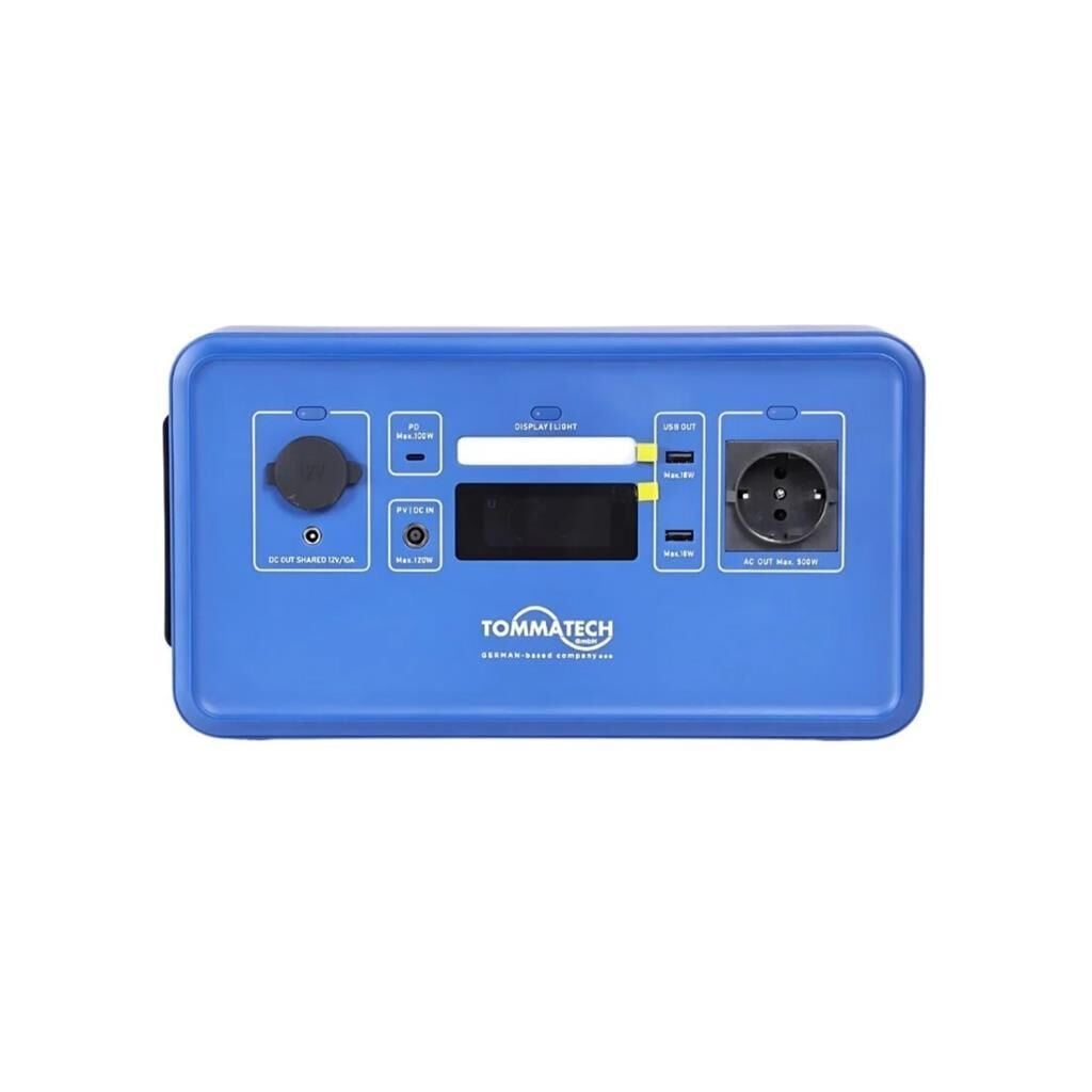 TommaTech 500W Taşınabilir Güç Kaynağı Power Station R Serisi