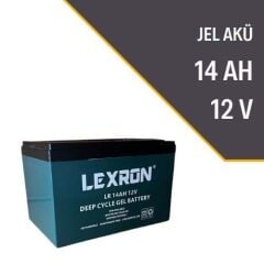 Lexron 14AH-12V Jel Akü