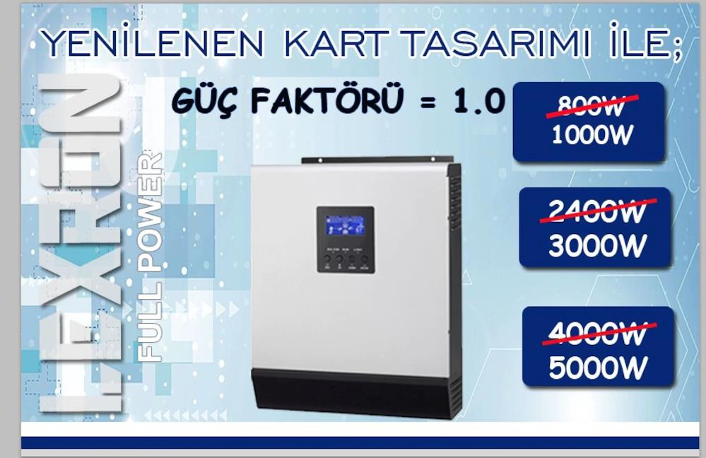 Smart 1kw 1kva İnvertör 1000 Watt 12v Volt Akıllı İnverter İnvertör
