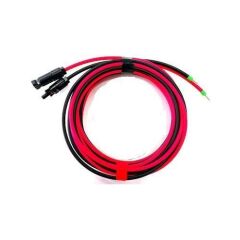 Solar cable Solar panel charge control terminals MC4 6mm cable- 5m black- 5m red Connector