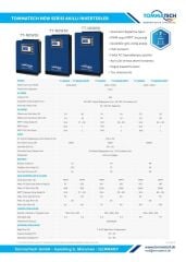 TommaTech New 1K Mppt 12V 1Faz 1000 W Watt Akıllı İnverter İnvertör