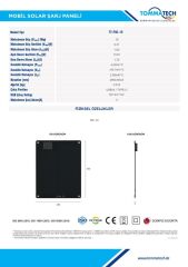 TommaTech Easy Life 15Wp Mobil Solar Şarj Paneli TT-FSC-15